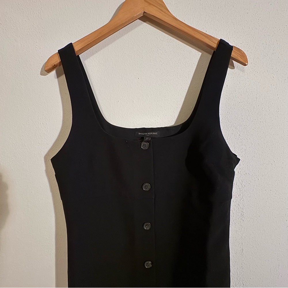 Form-Fitting Button Down Work Dress - image 3